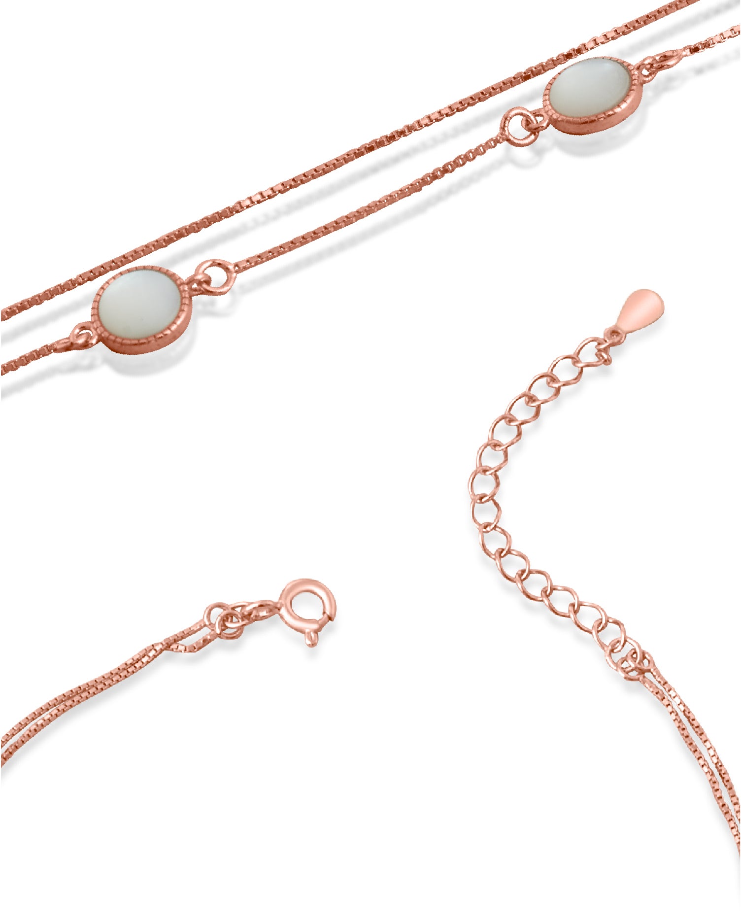 Liora Rose Gold Anklets