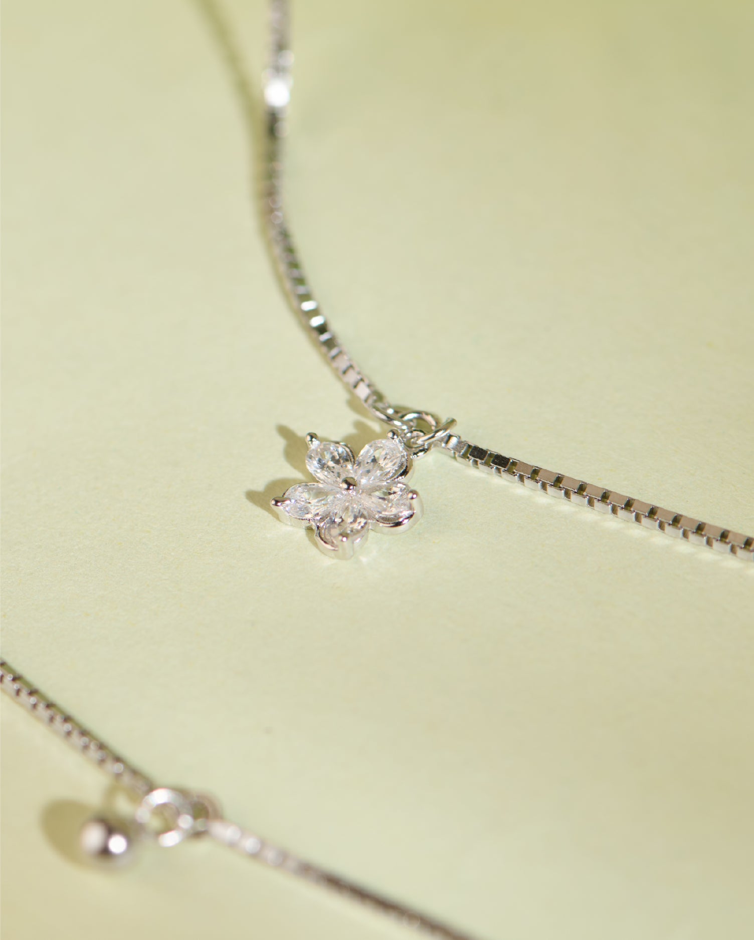 Norelle Charm Silver Anklets