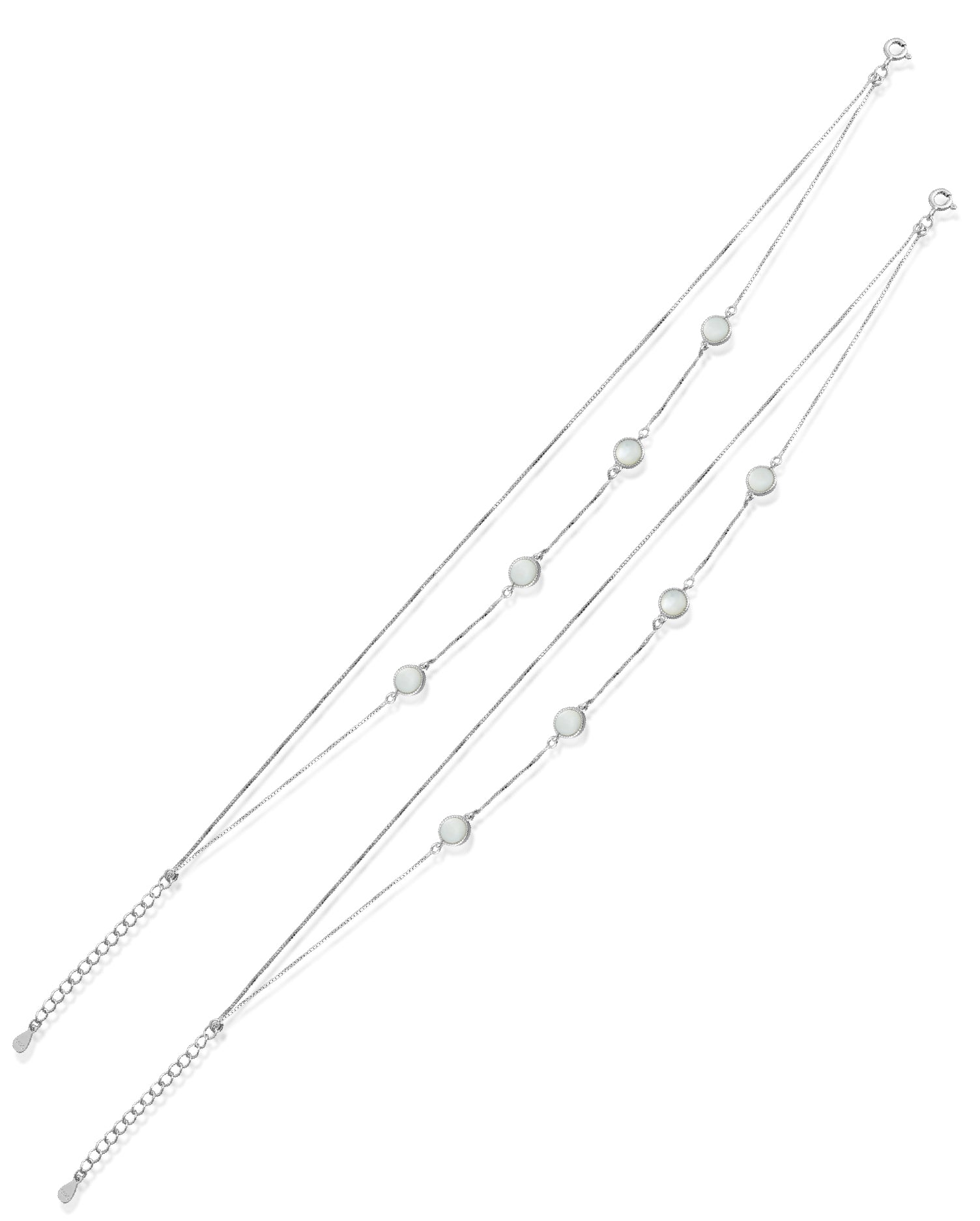 Liora Silver Anklets