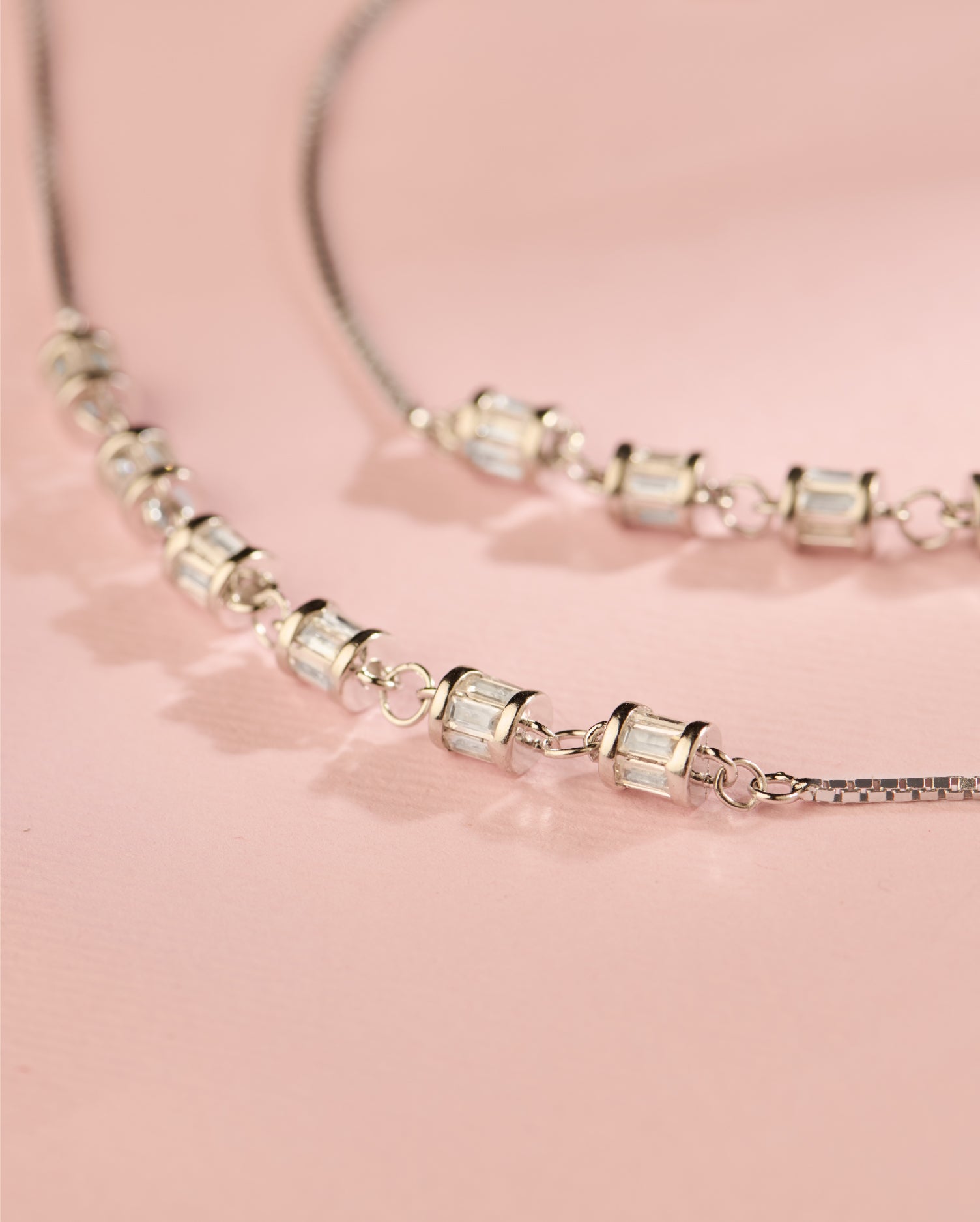 Celestara Silver Anklets