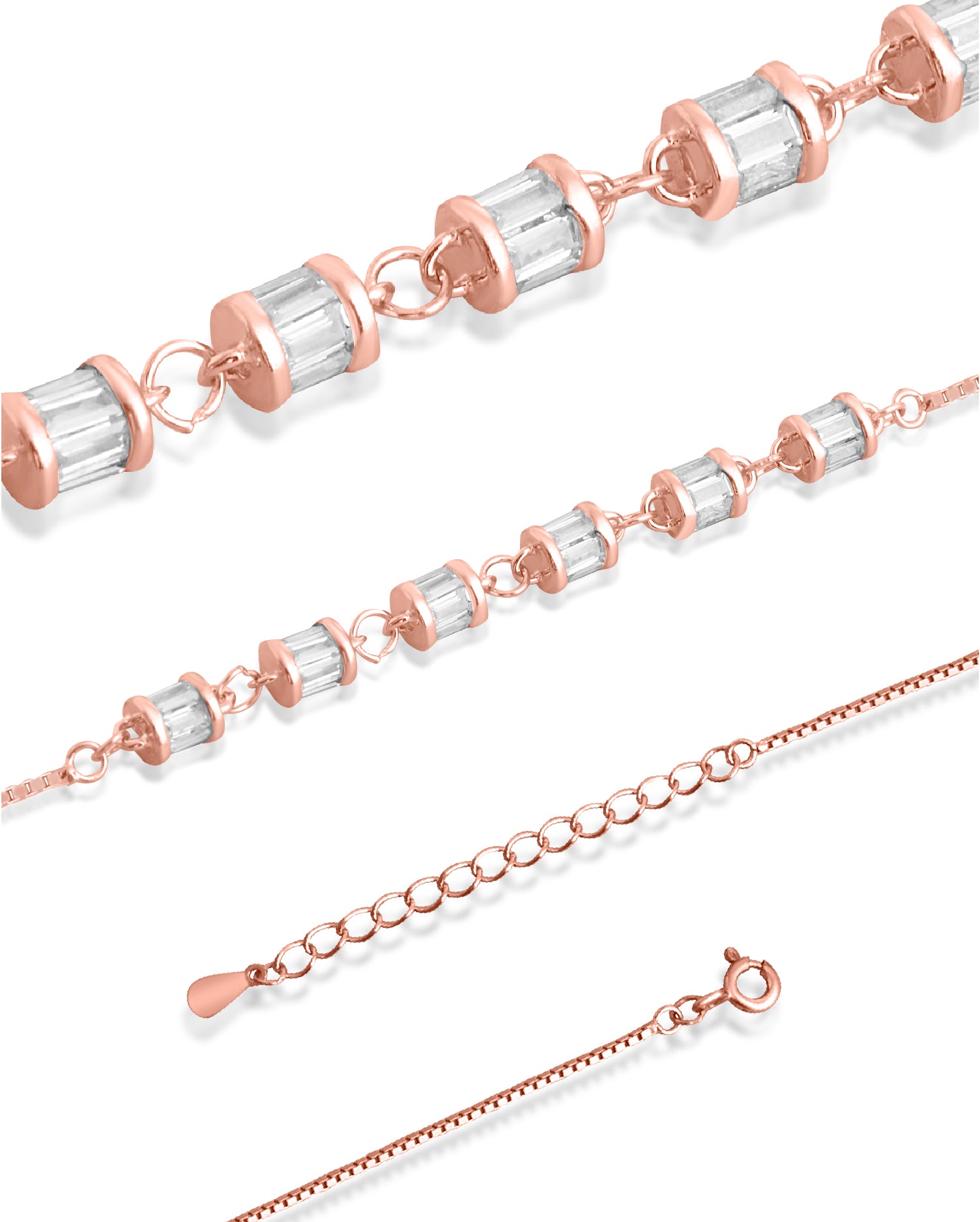 Celestara Rose Gold Anklets