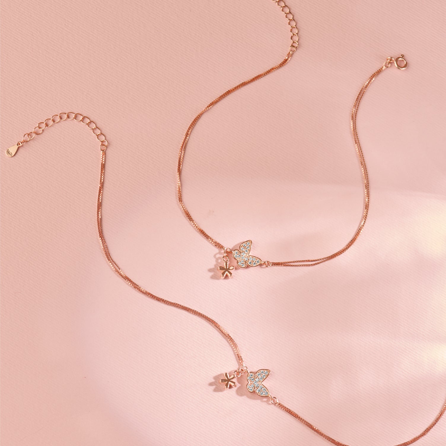 Everbloom Rose Gold Anklets