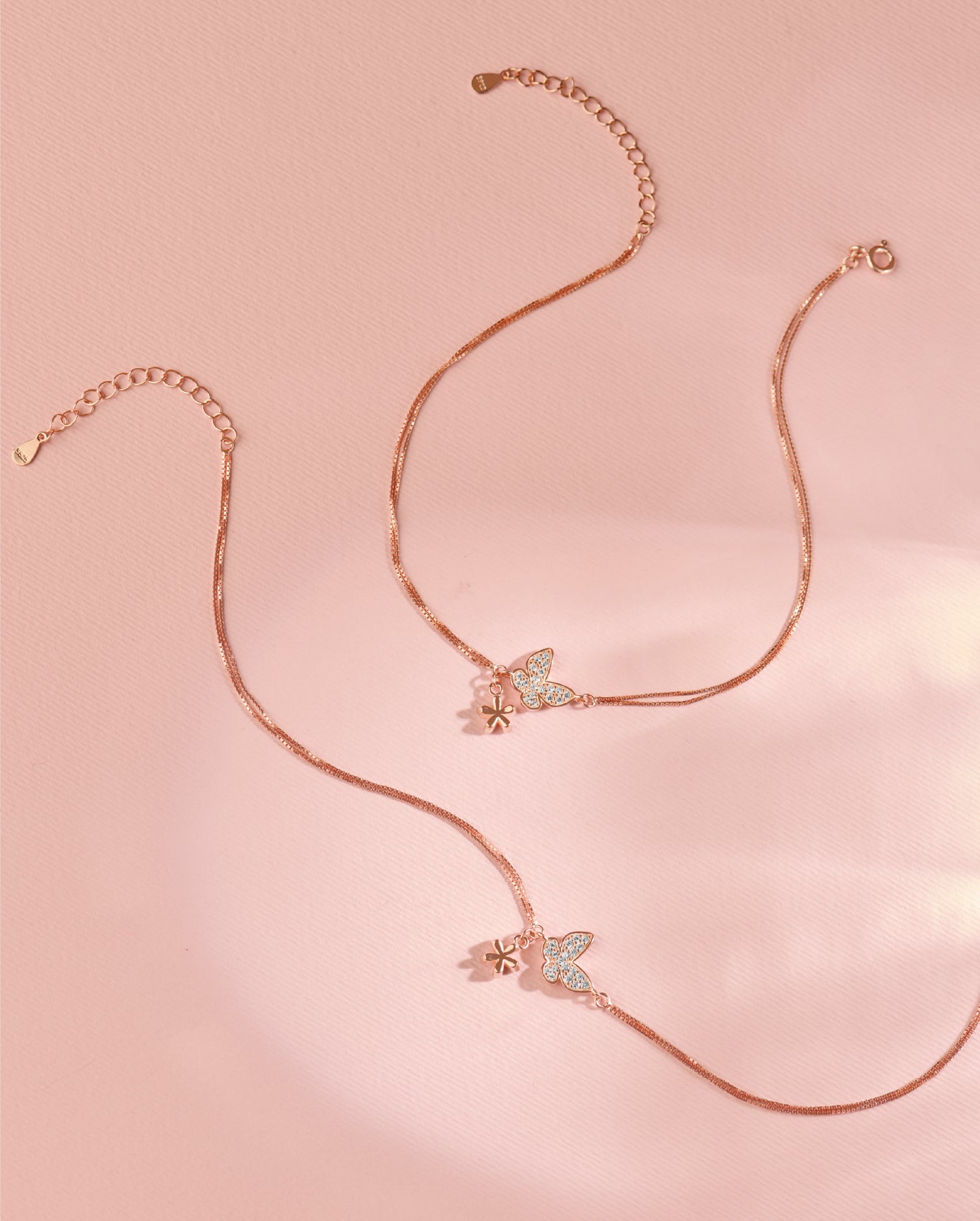 Everbloom Rose Gold Anklets