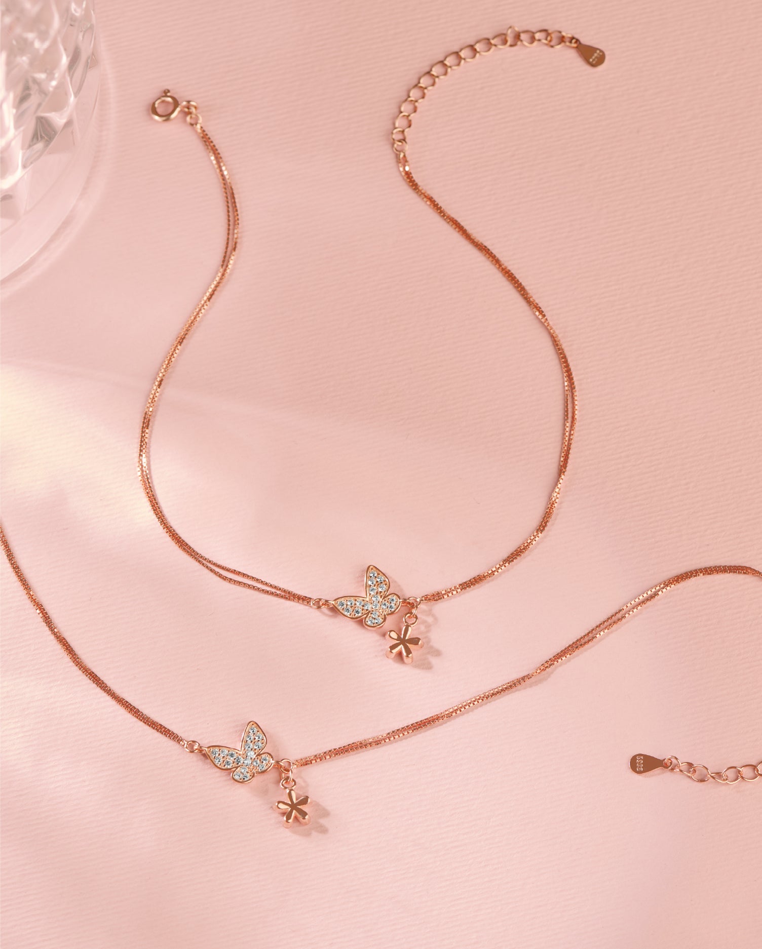 Everbloom Rose Gold Anklets