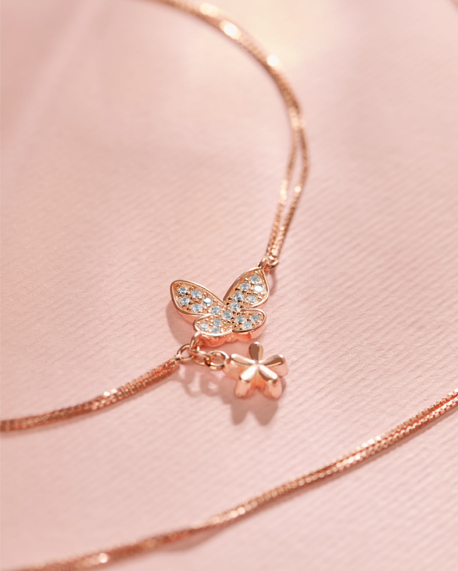 Everbloom Rose Gold Anklets