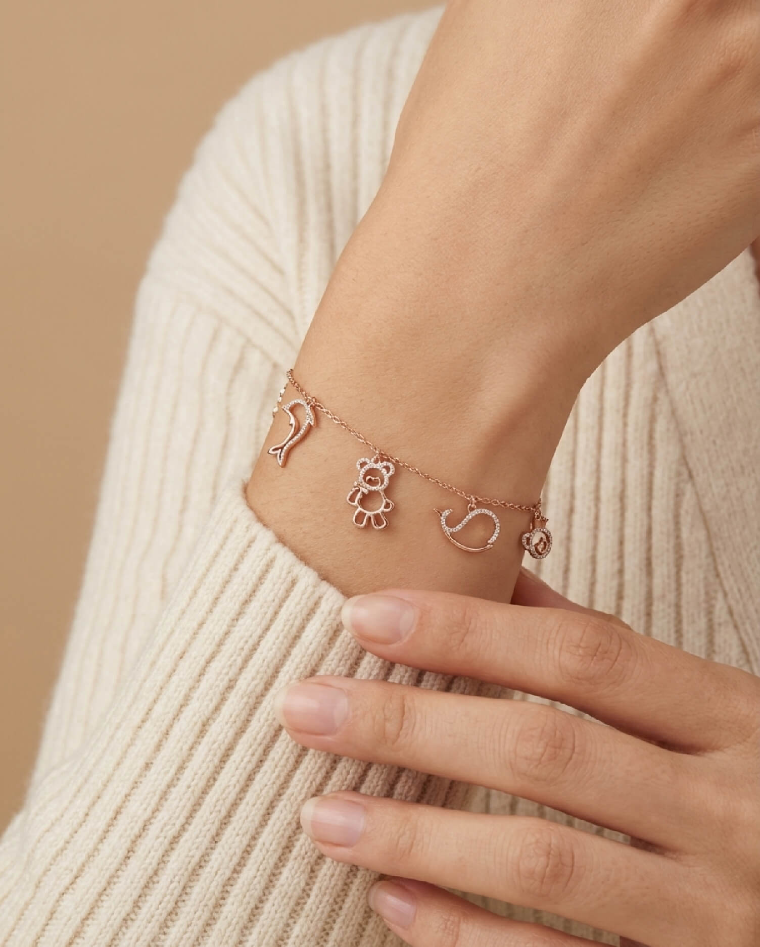 Pure Glam Rose Gold Bracelet
