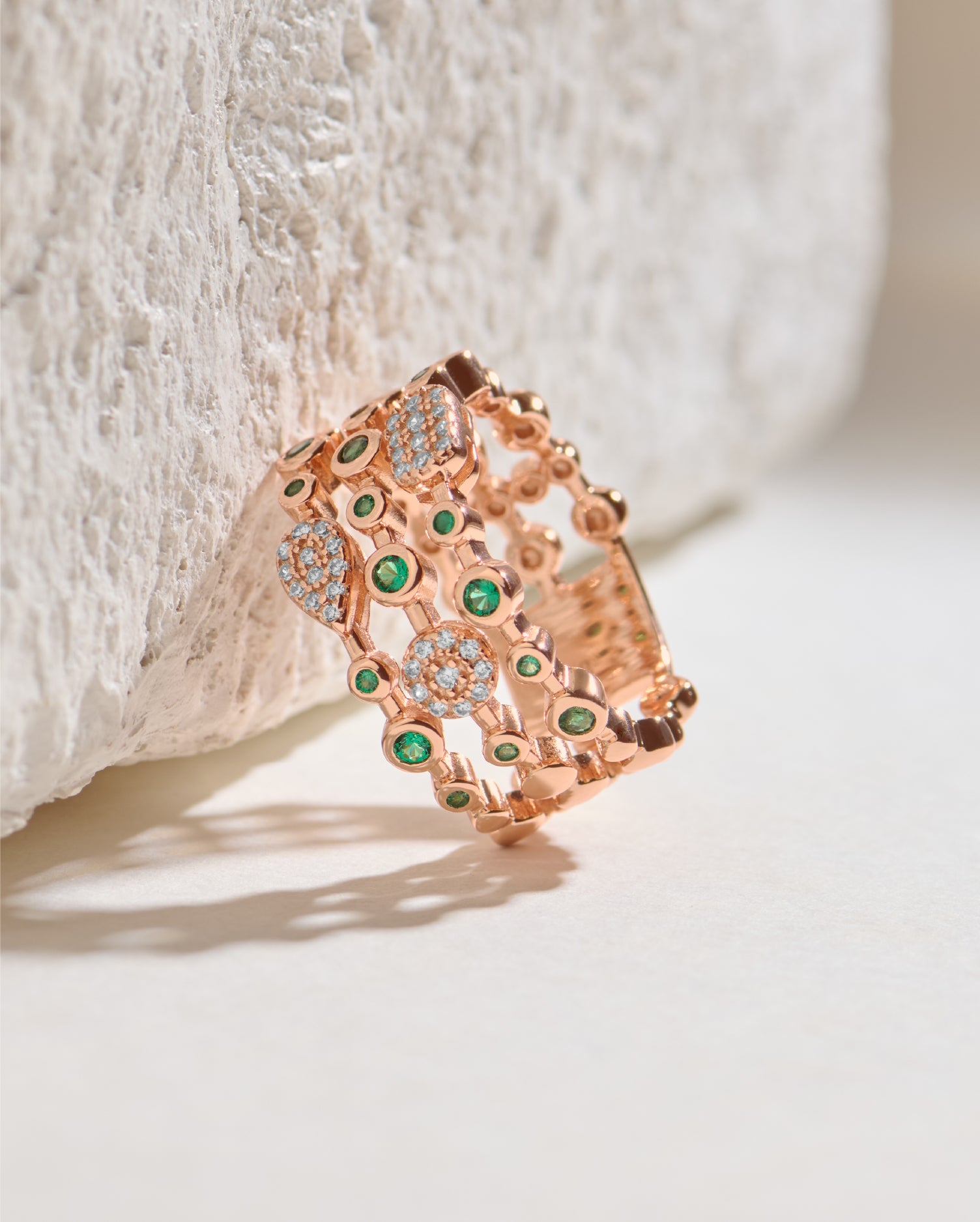 GlitzBand Rose Gold Ring