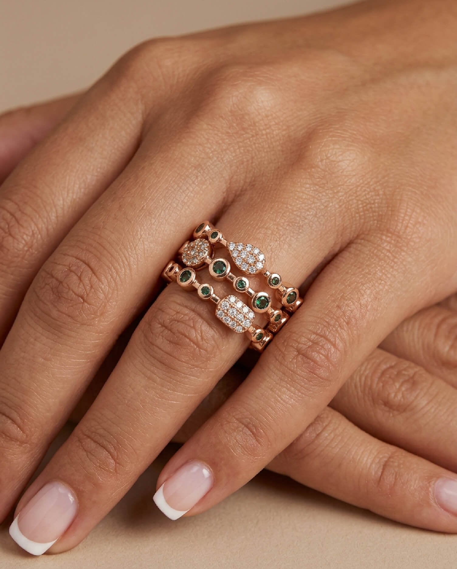GlitzBand Rose Gold Ring