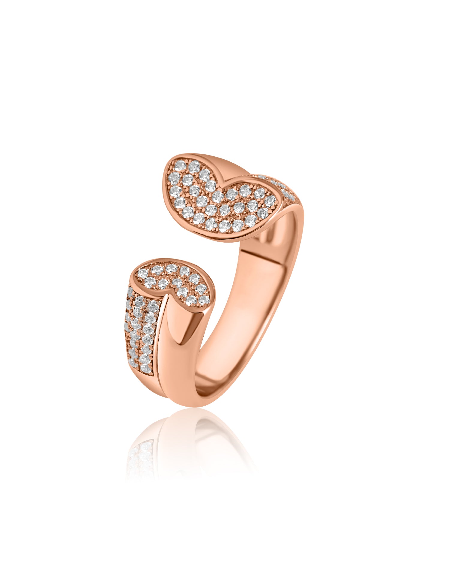 GlintEdge Rose Gold Ring