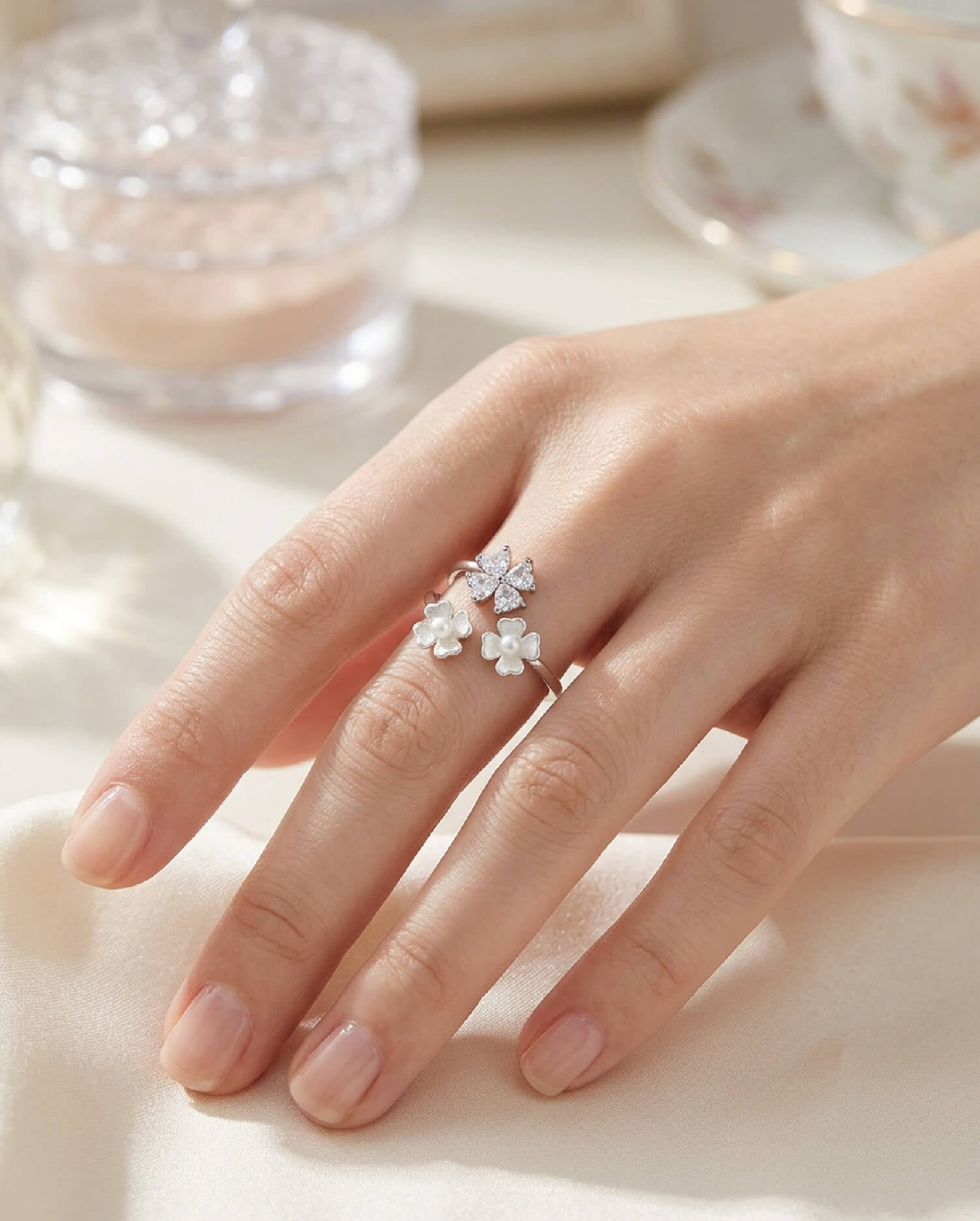 Florette Silver Ring