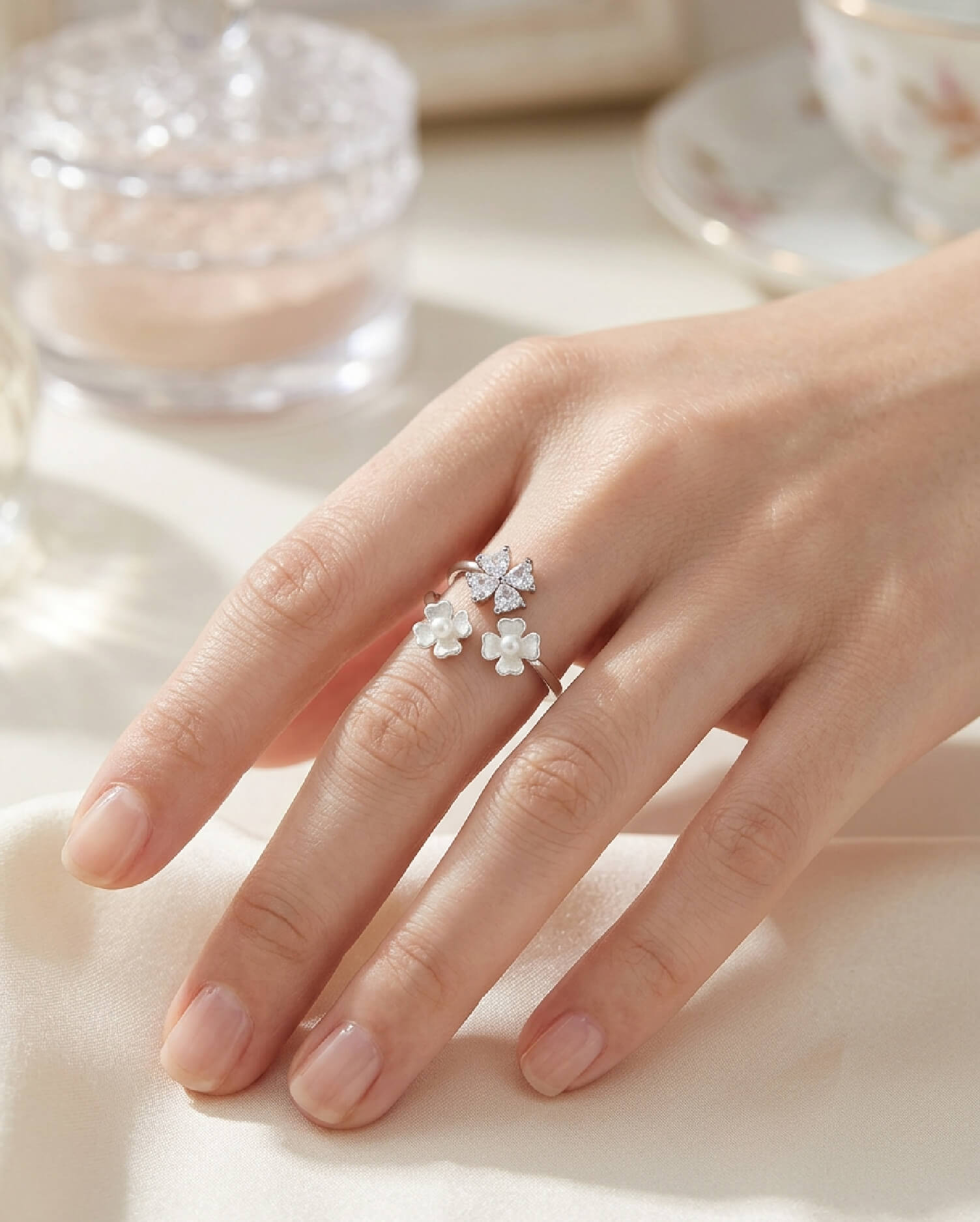 Florette Silver Ring