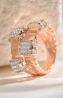 RomaLuxe Rose Gold Ring