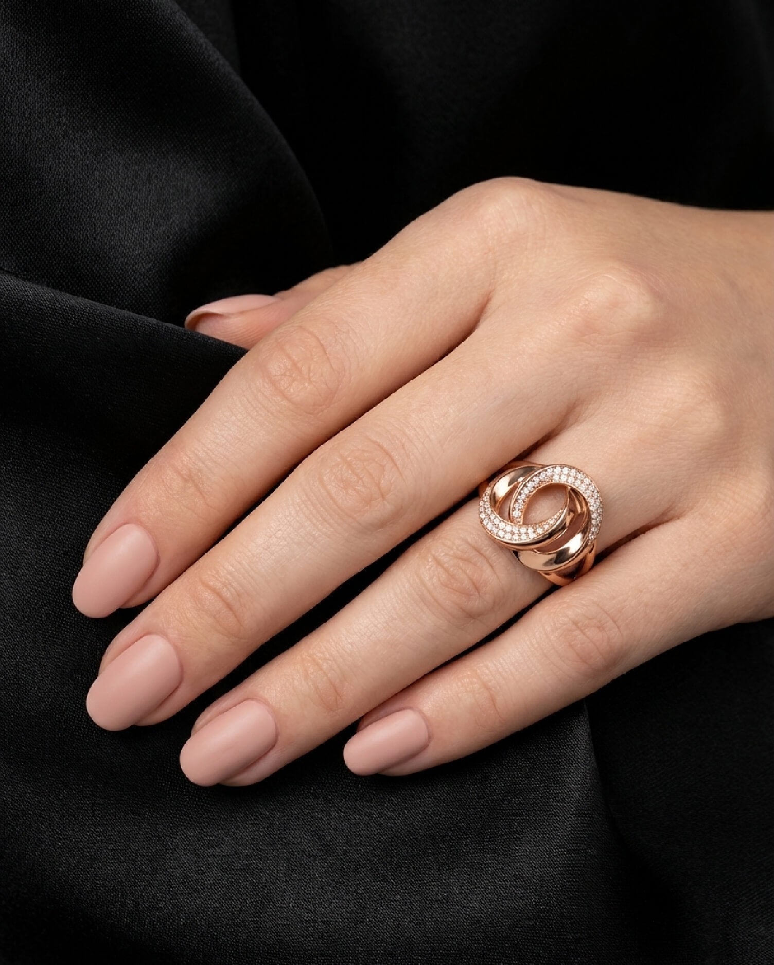 Lustra Rose Gold Ring