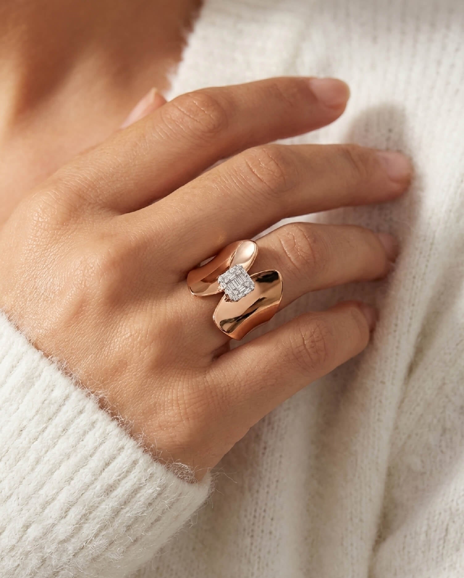 Solara Rose Gold Ring