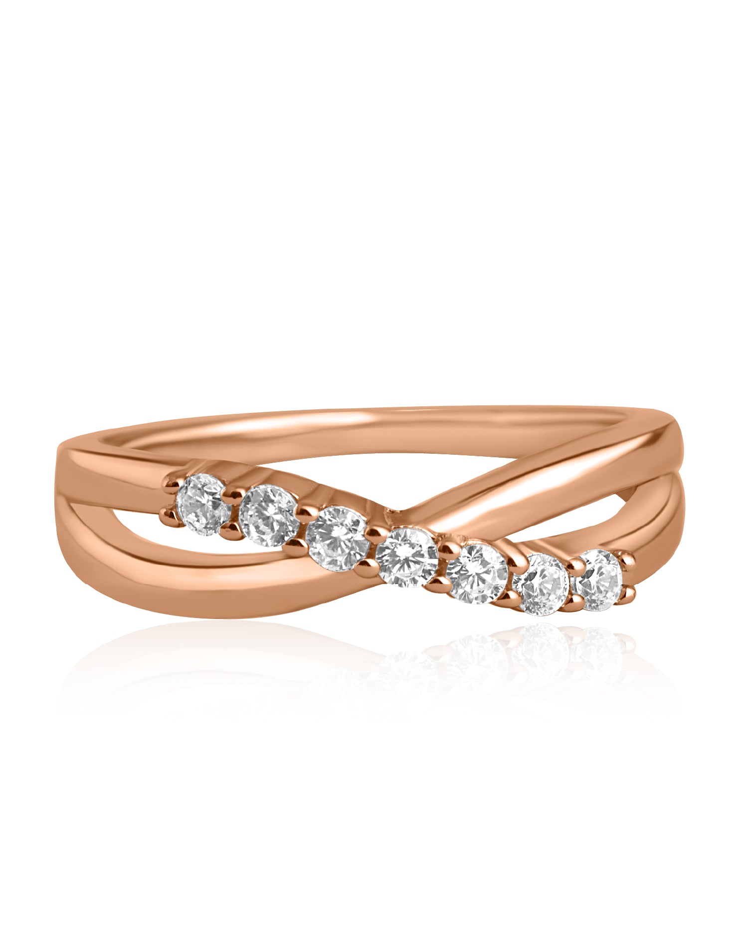 Gleamline Rose Gold Ring