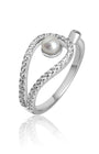 LunaPearl Silver Ring