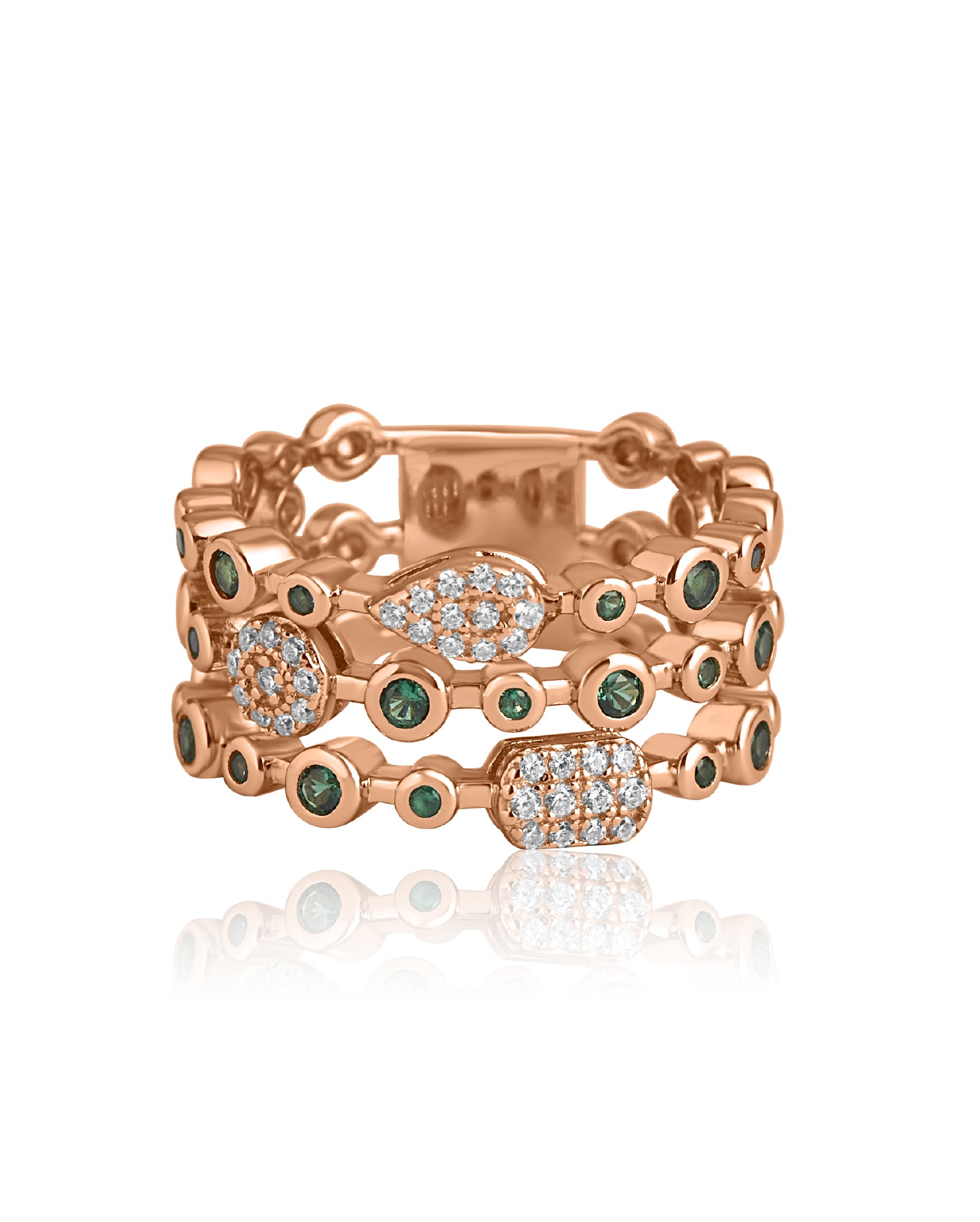 GlitzBand Rose Gold Ring