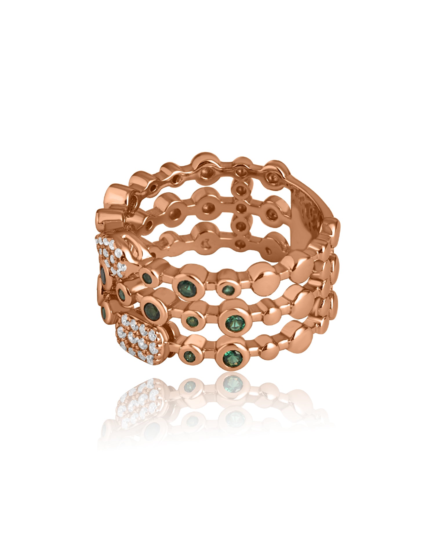 GlitzBand Rose Gold Ring