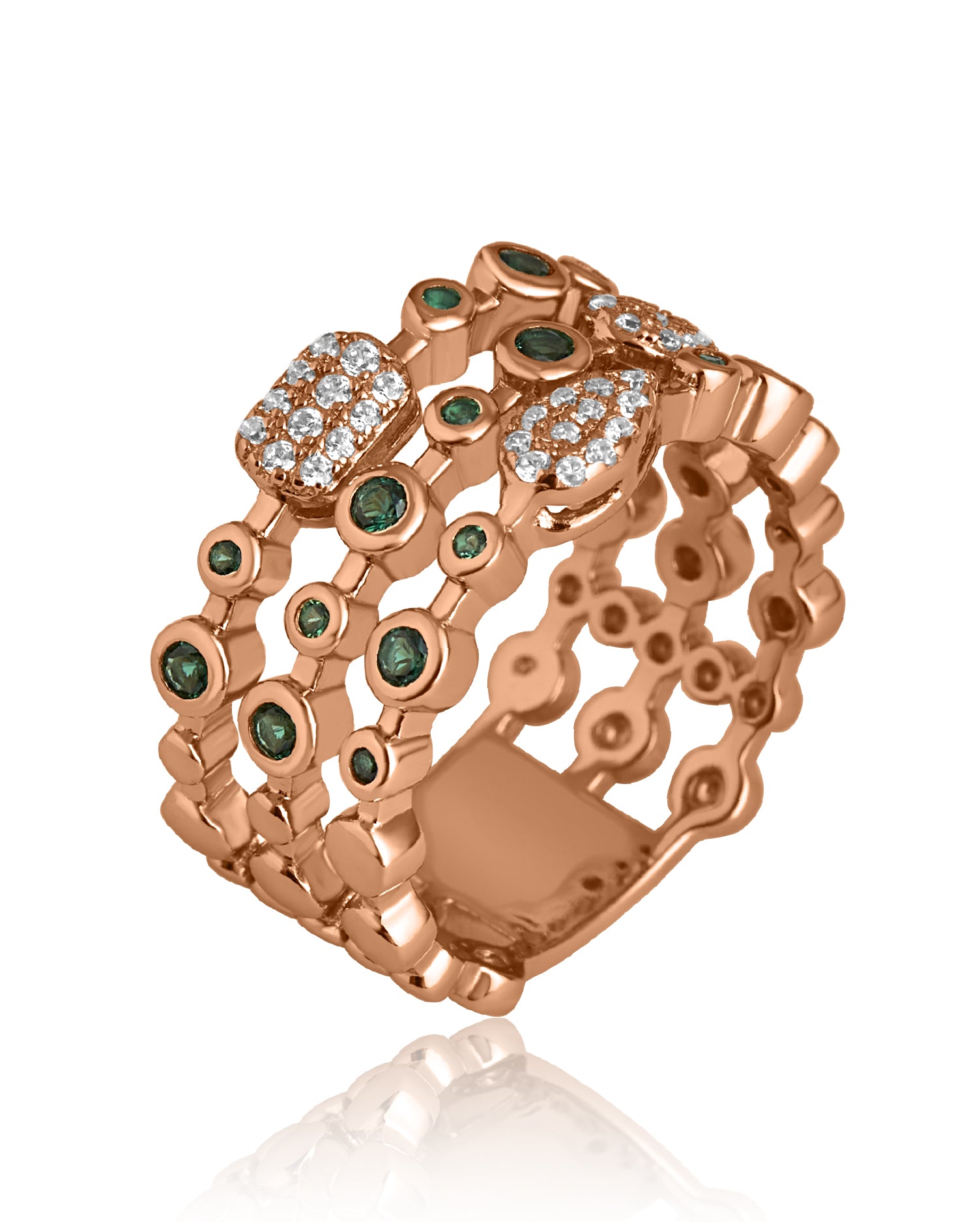 GlitzBand Rose Gold Ring