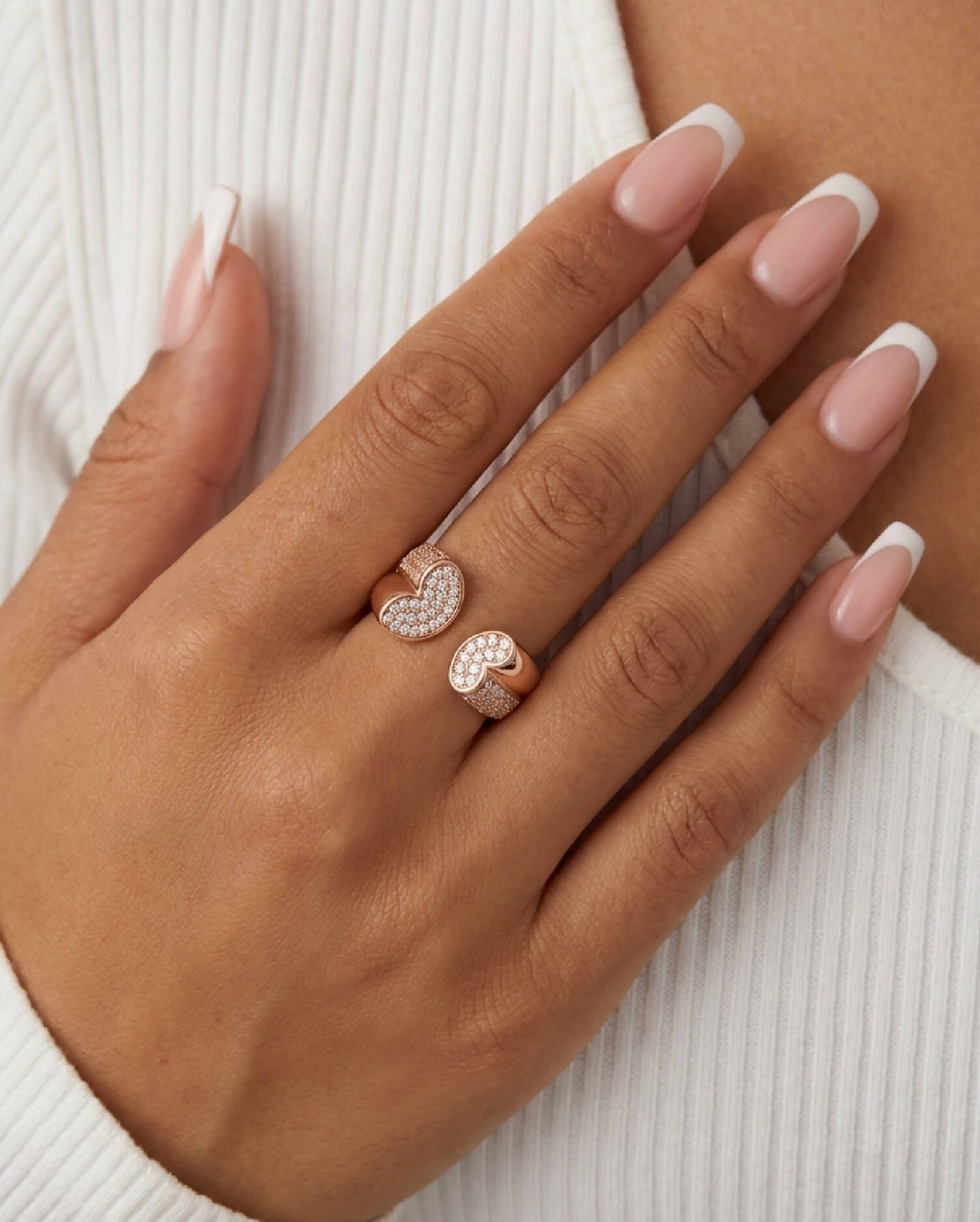 GlintEdge Rose Gold Ring