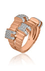 RomaLuxe Rose Gold Ring