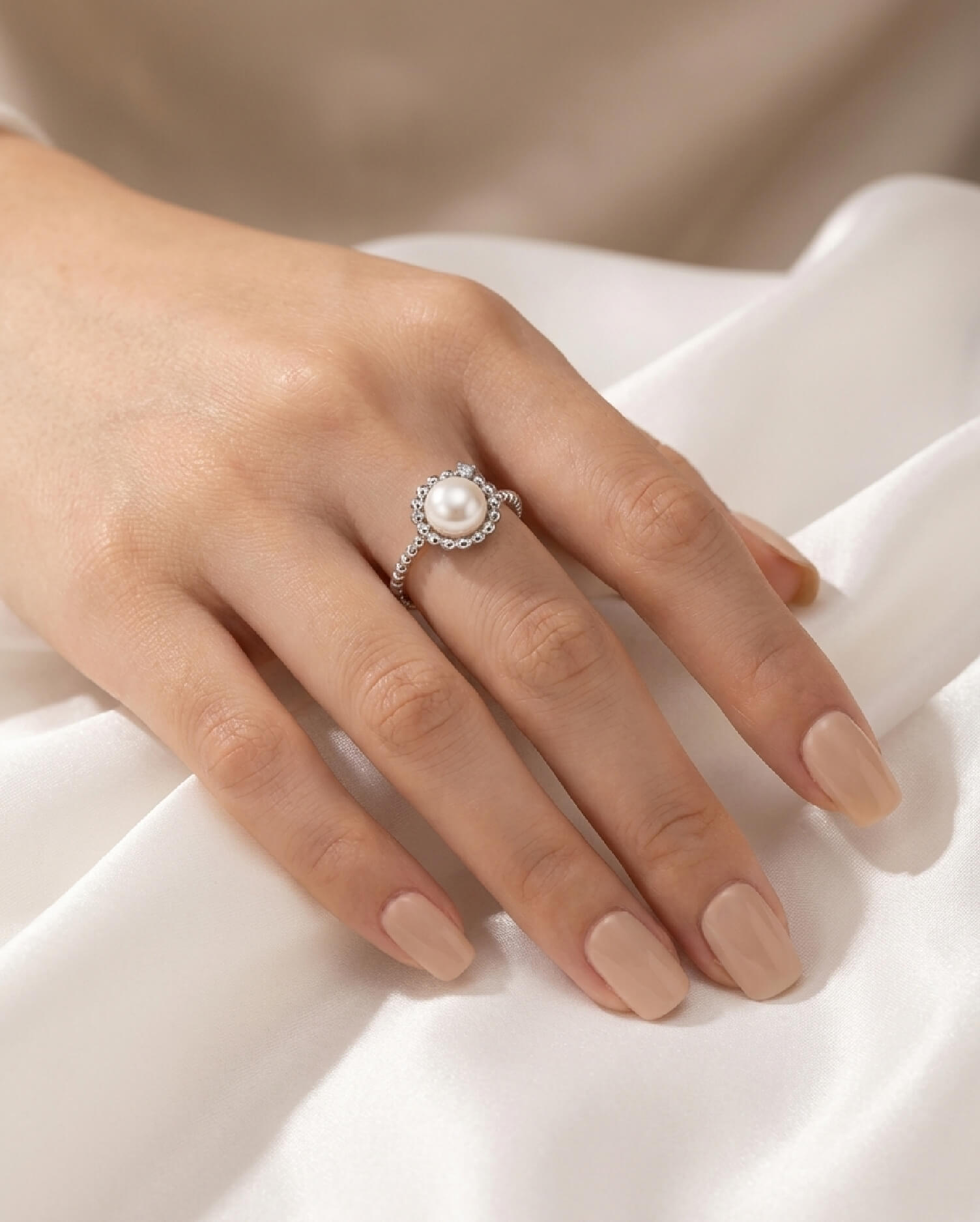 The Silver Moonwhisper Ring