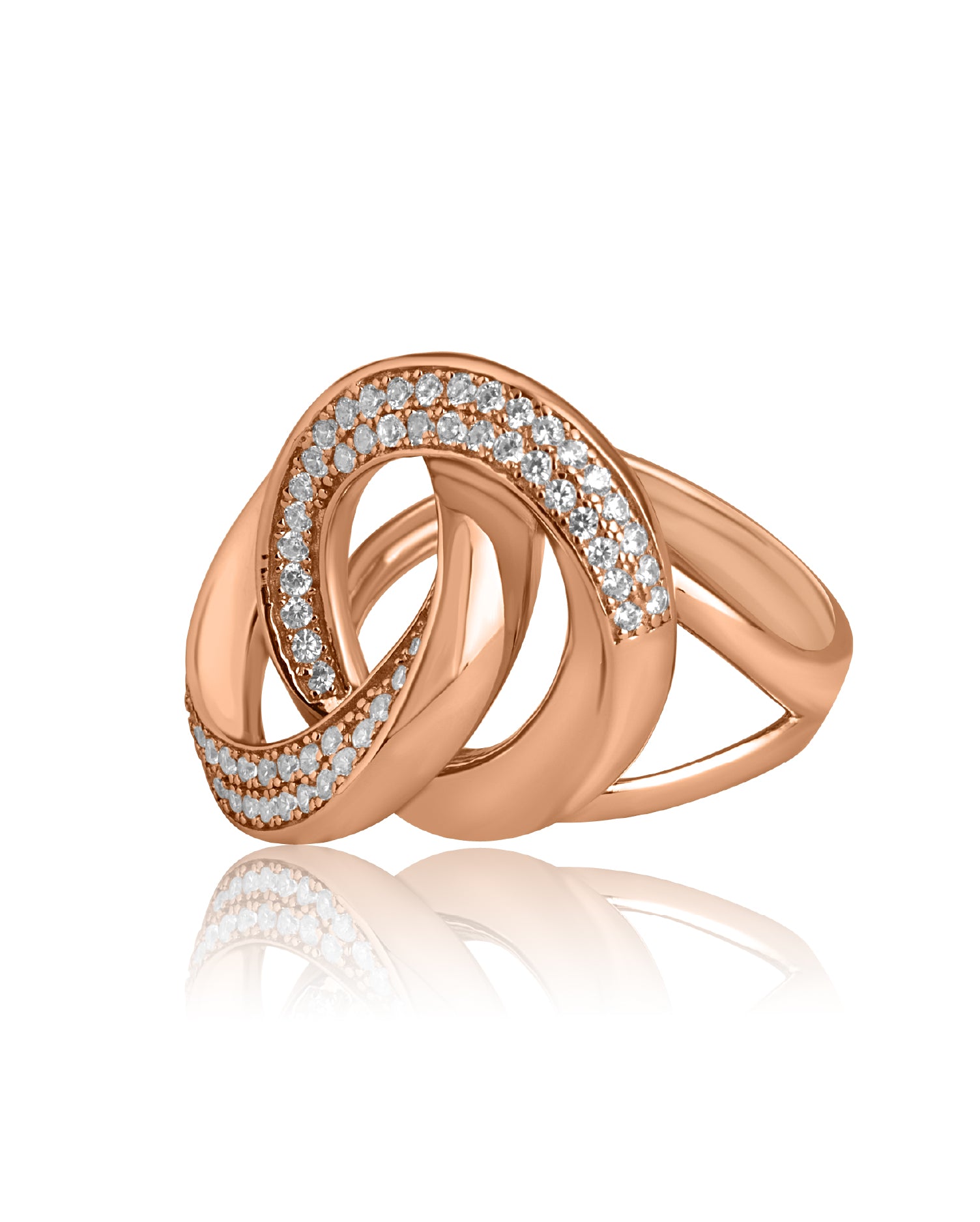 Lustra Rose Gold Ring