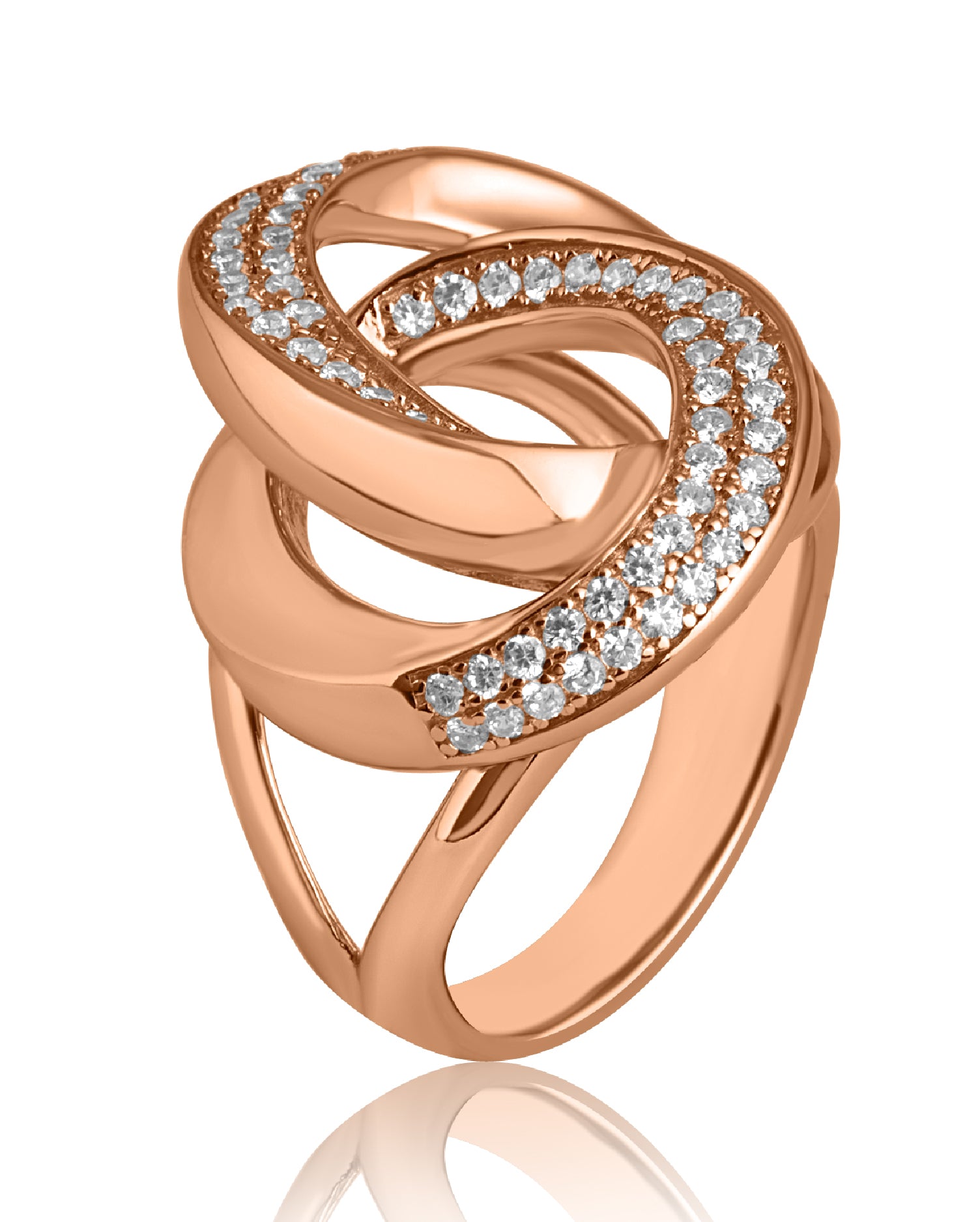 Lustra Rose Gold Ring