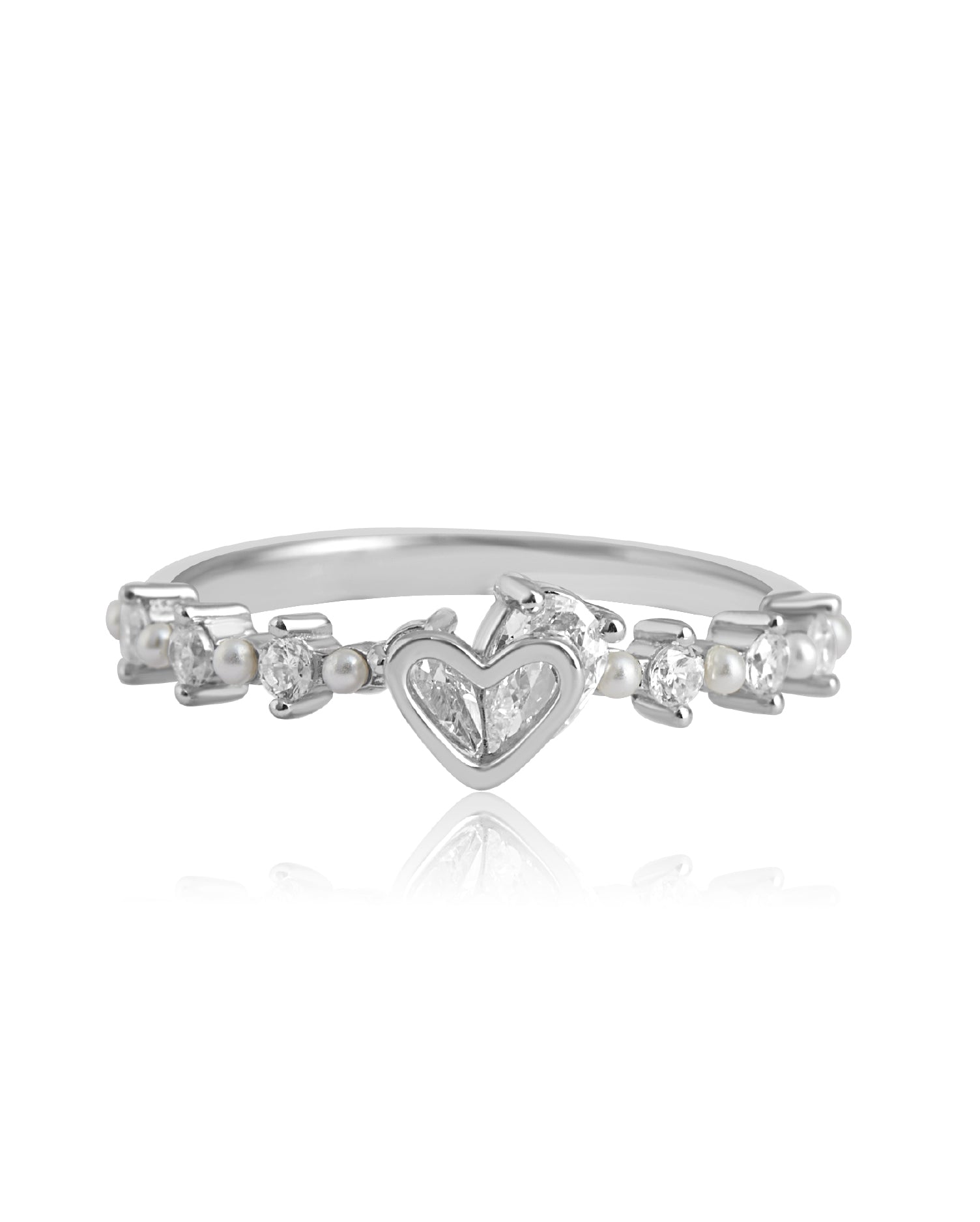 Moonlace Silver Ring