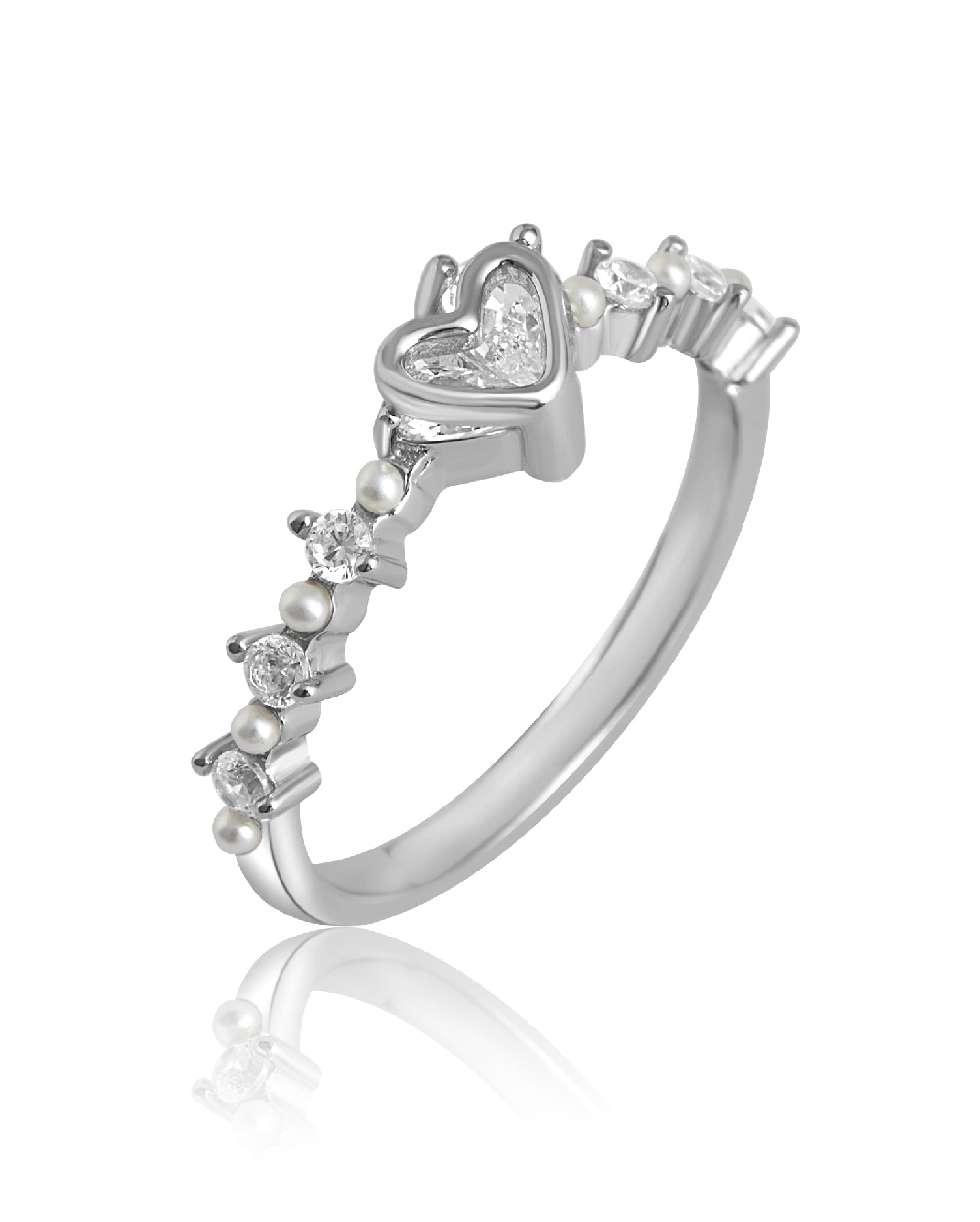 Moonlace Silver Ring