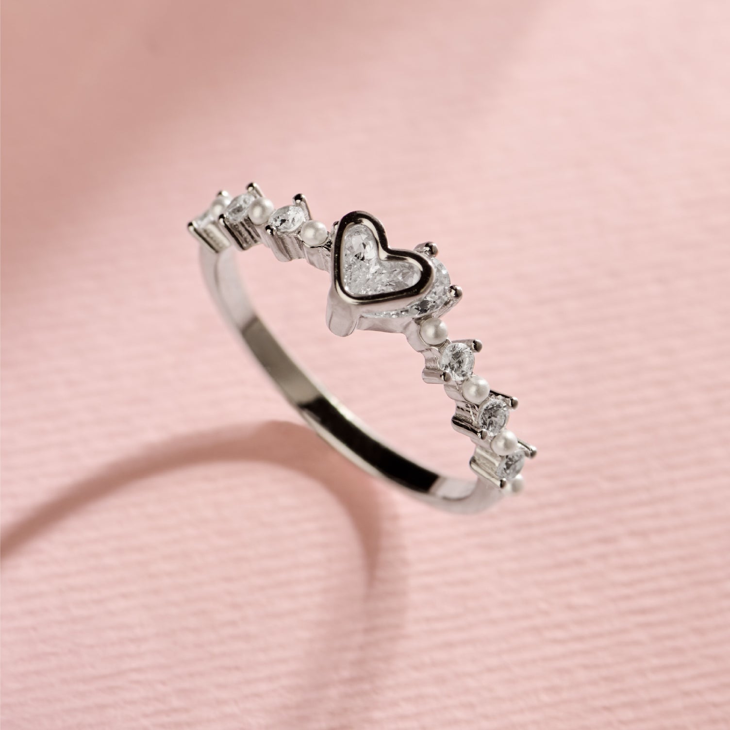 Moonlace Silver Ring