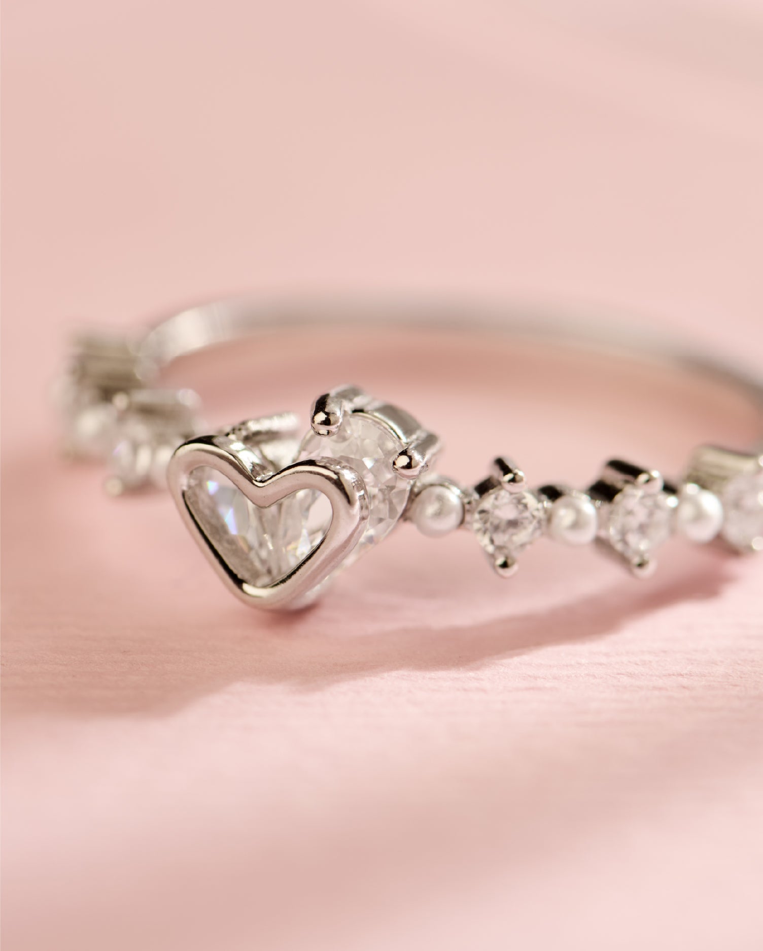 Moonlace Silver Ring